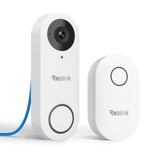 REOLINK Video Doorbell PoE Camera - 2K IP Security Camera Outdoor with Chime V2
