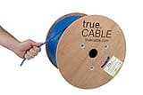 In‑Wall Rated Cat6A Bulk Cable (Solid Copper, 1000 ft)