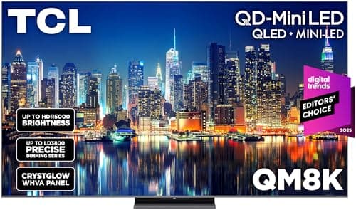 TCL 85-Inch QM8K QD-Mini-LED TV (2025)