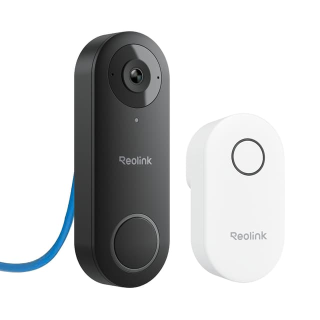 REOLINK Video Doorbell PoE Camera - 2K IP Security Camera Outdoor with Chime V2