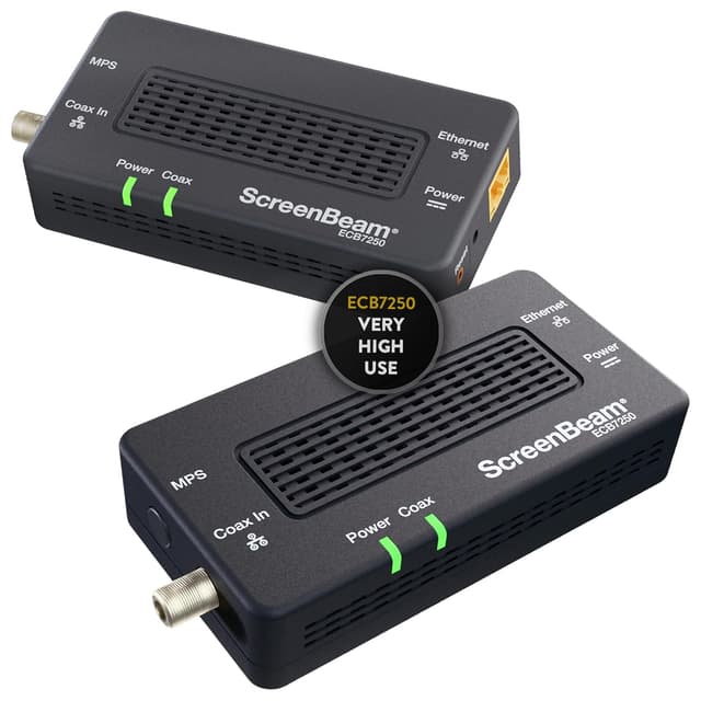 MoCA 2.5 Ethernet over Coax Adapter (Kit)