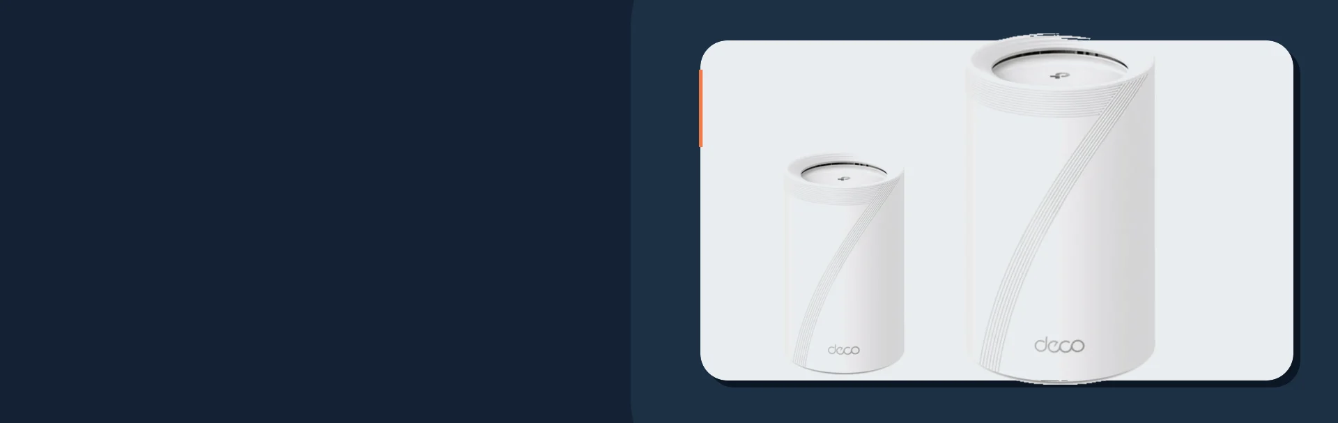 Manufacturer product images of TP-Link Deco BE63 Wi-Fi 7 mesh routers