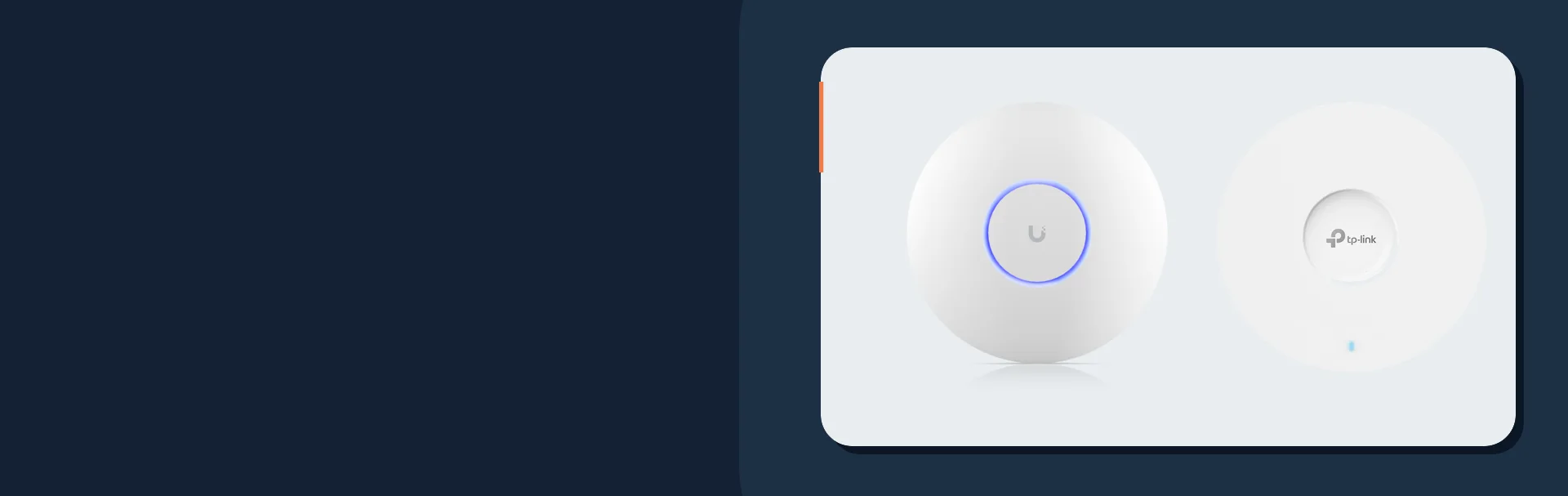 Manufacturer product images of UniFi U6 Pro and TP-Link Omada EAP670 access points