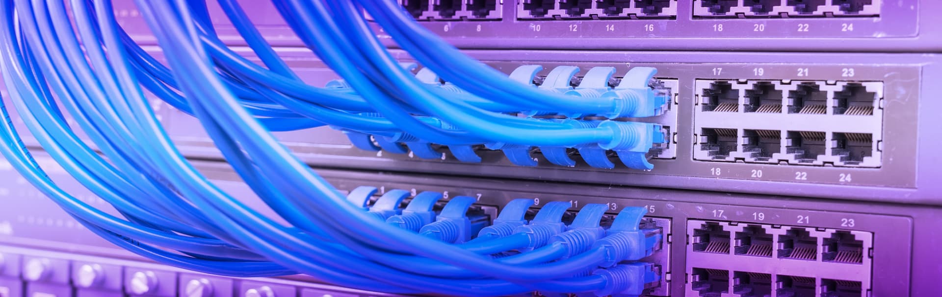 Networking quick wins — technician labeling a tidy rack in Westchester County, NY