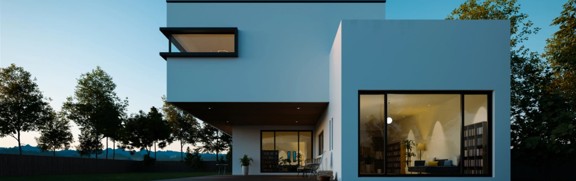 Door access control reader installed in commercial lobby