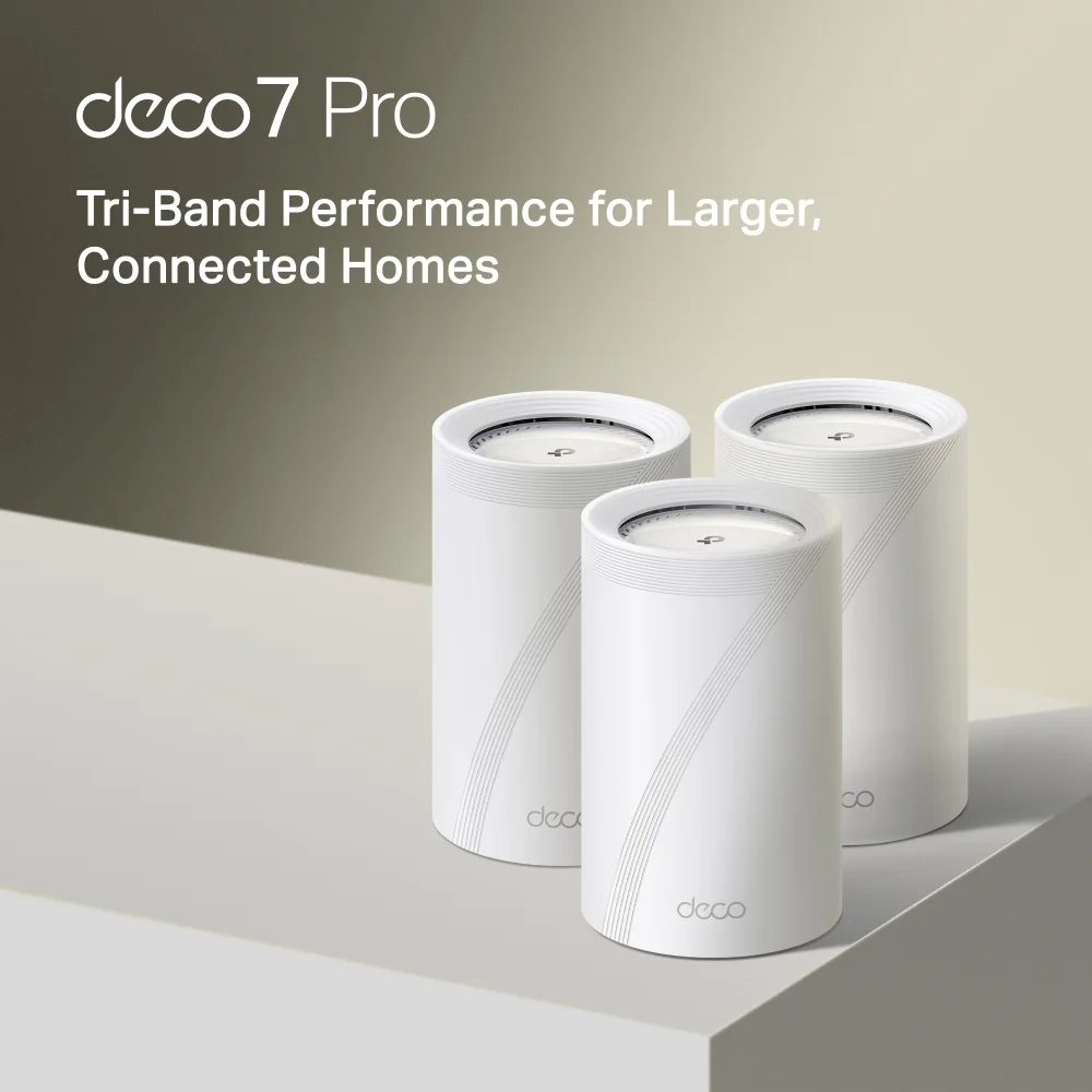 TP-Link Deco BE65 Pro BE11000 Whole Home Mesh Wi-Fi 7 System