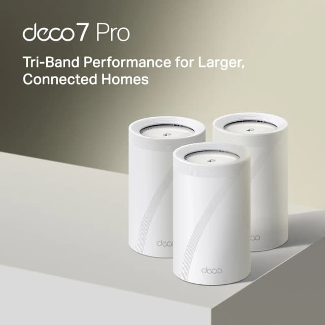 TP-Link Deco BE65 Pro BE11000 Whole Home Mesh Wi-Fi 7 System