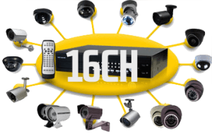 16CH Security Camera Package