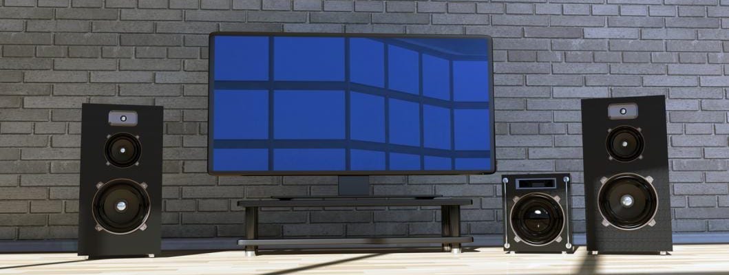 blue home theater
